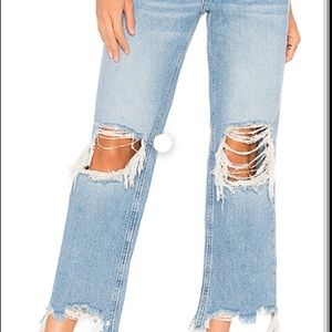 Free People Maggie Light Stone Wash Jeans